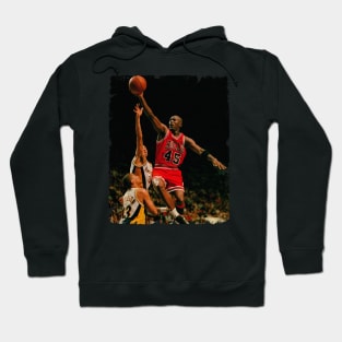 Michael Jordan Wearing No.45 vs Indiana Pacers Hoodie